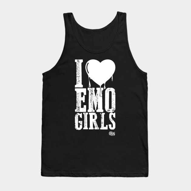 I love EMO Girls Tank Top by slgn